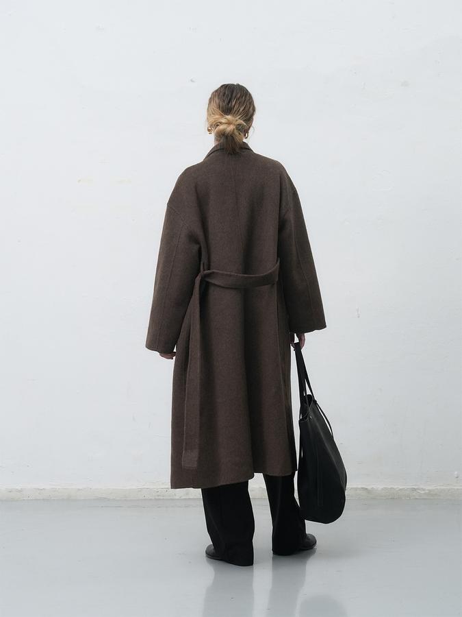 Long Coat with Shawl Collar