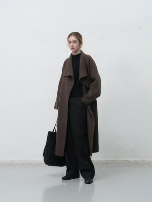 Long Coat with Shawl Collar
