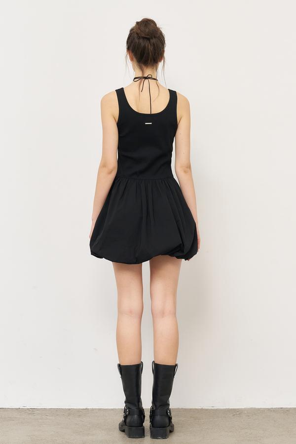 Jersey top balloon one piece
