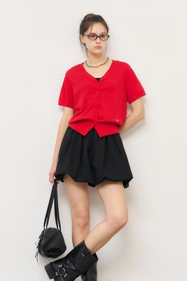 Jersey top balloon one piece