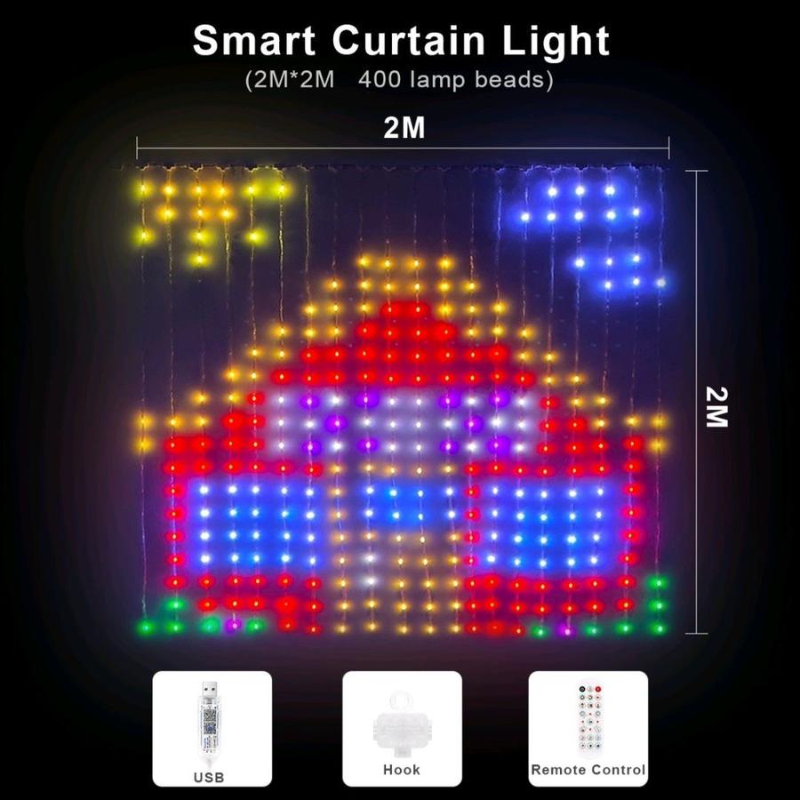 Цонхны ухаалаг гэрэл 2*2м 