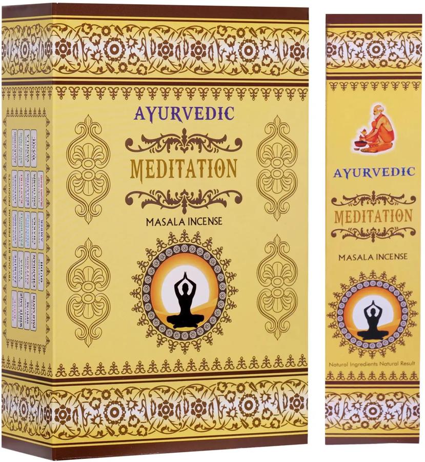 Энэтхэг Масала Хүж 180ш , Ayurvedic Meditation Masala incense 