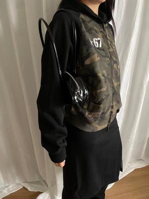 Streetwear military print hoodie