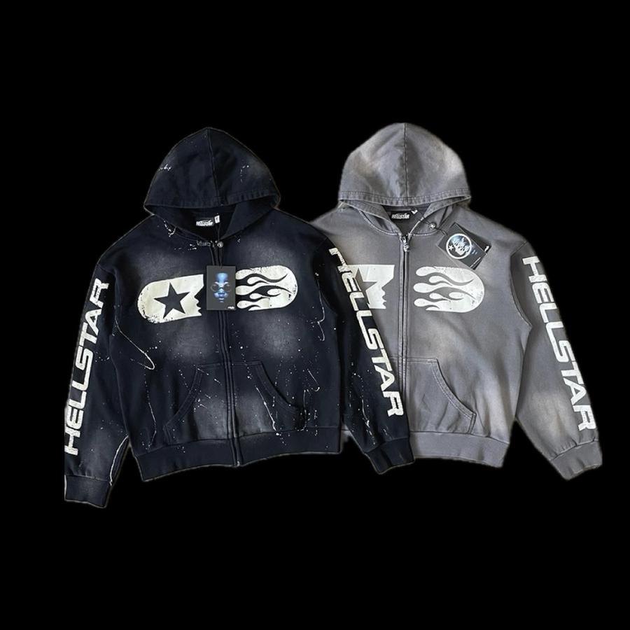 Hellstar Studios Zip Up Hoodie