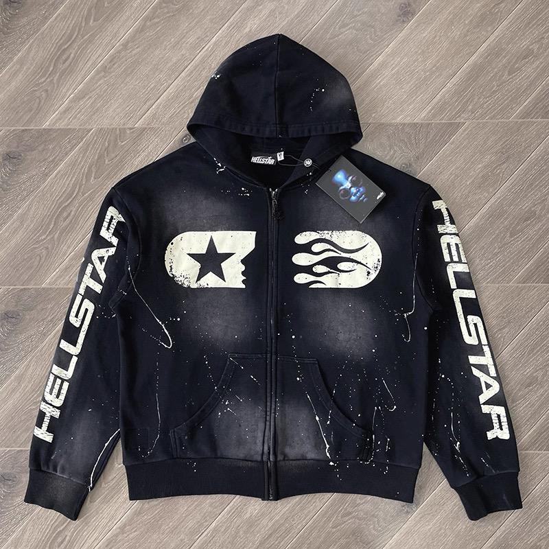 Hellstar Studios Zip Up Hoodie