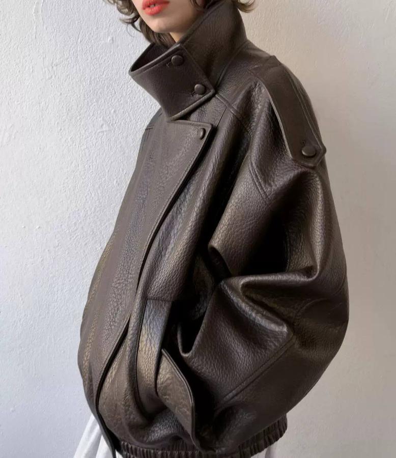 Zara leather jacket