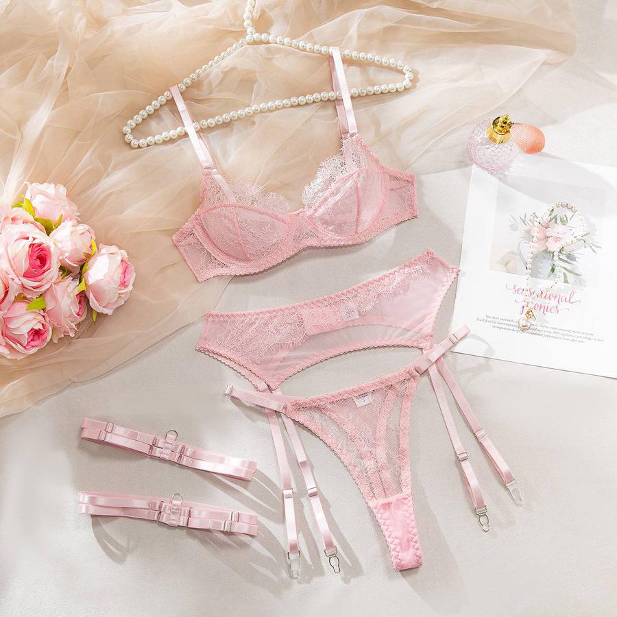 Pink lingerie