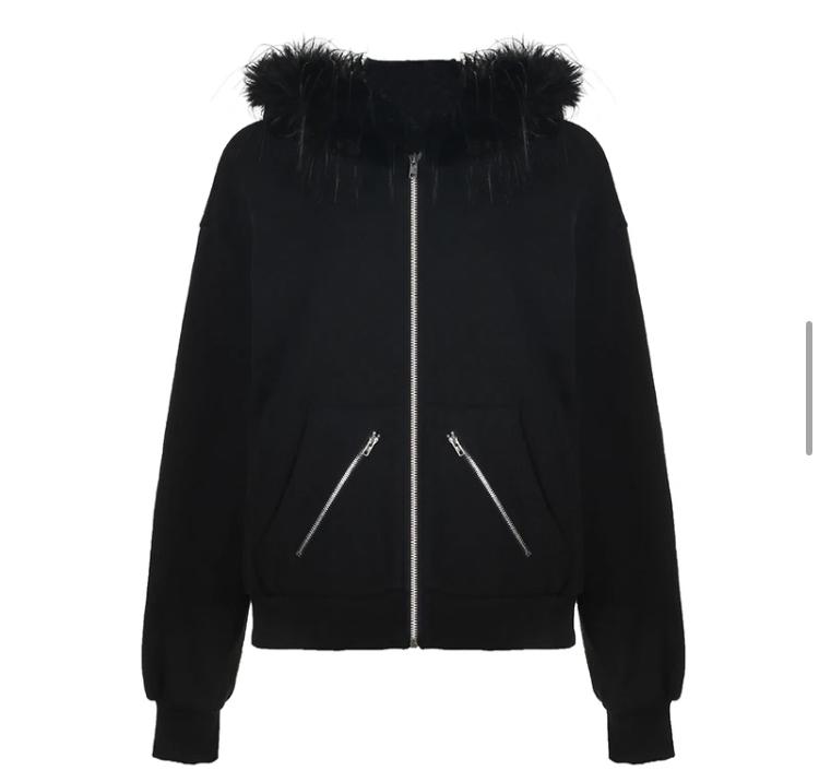 Fuzzy Collar pocked
