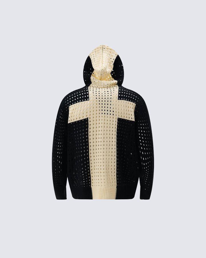 Breathable Hollow Out Hoodie