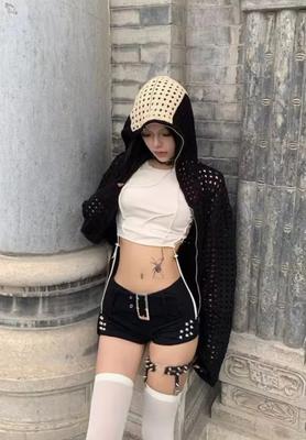 Breathable Hollow Out Hoodie