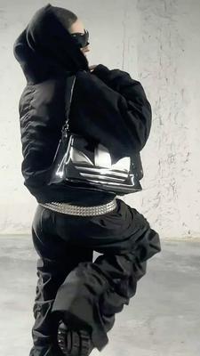 Gathered Drawsting Wide Leg Cargo pants