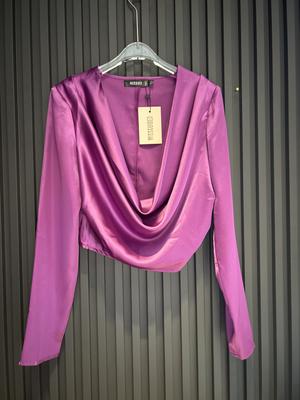 Missguided Satin Top