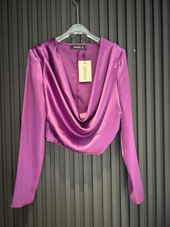 Missguided Satin Top