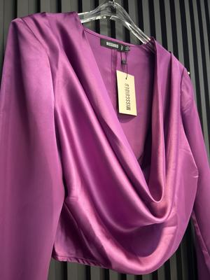 Missguided Satin Top