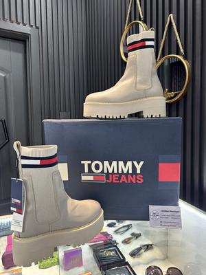 Tommy Hilfiger Leather Platform Boot