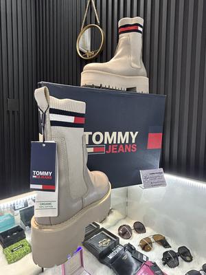 Tommy Hilfiger Leather Platform Boot