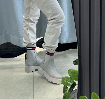 Tommy Hilfiger Leather Platform Boot