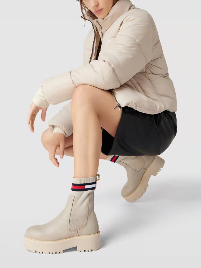 Tommy Hilfiger Leather Platform Boot