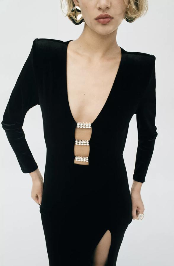 Velvet Dress in Black