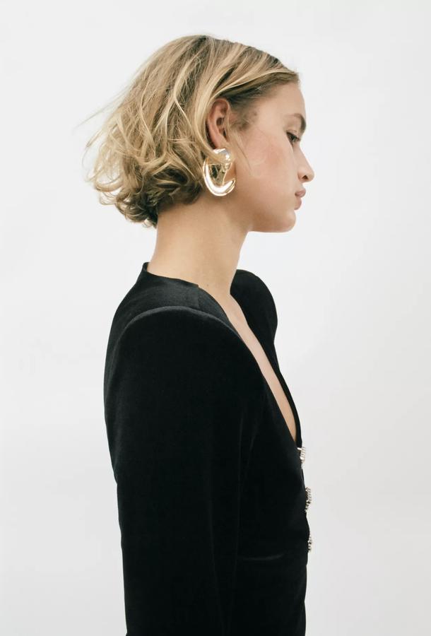 Velvet Dress in Black