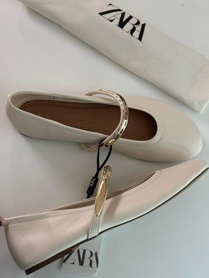 Faux Leather Ballerina