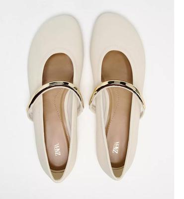 Faux Leather Ballerina