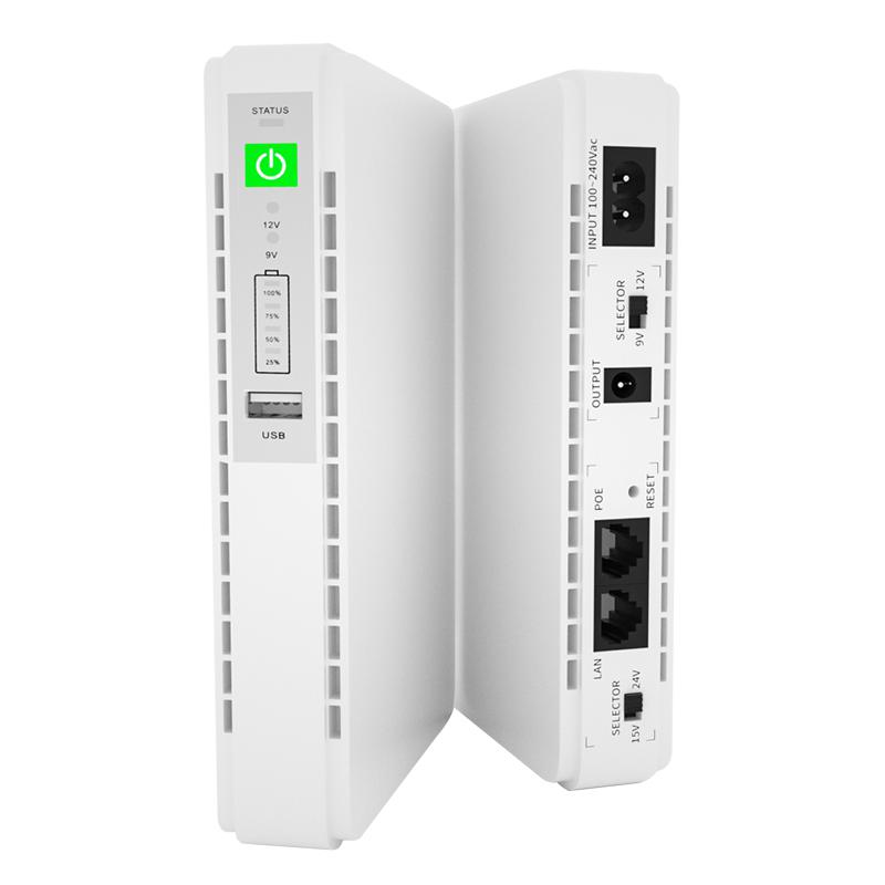 зөөврийн жижиг UPS POE DC Wifi 8800mAh батерейтэй адаптер