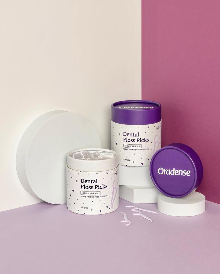 Oradense Dental Floss pick 100p / Oradense Шүдний утасны хэрэгсэл 100ш 