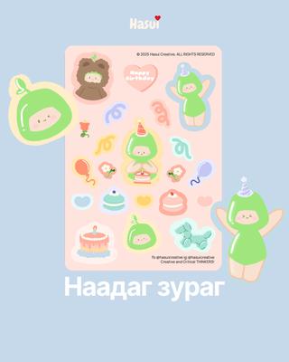 Happy Birthday Sticker