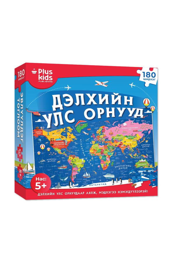 ДЭЛХИЙН УЛС ОРНУУД, puzzle 180ш