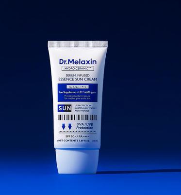 Dr.melaxin Hydro ceramic serum infused essence sun cream