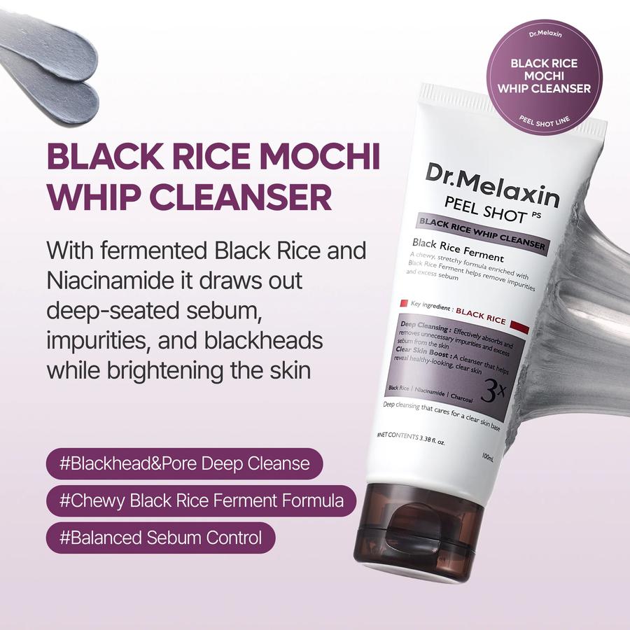 Black Rice Mochi Whip Cleanser