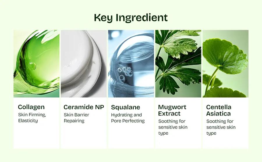 Orien Collagen Mugwort Cica Serum Mask