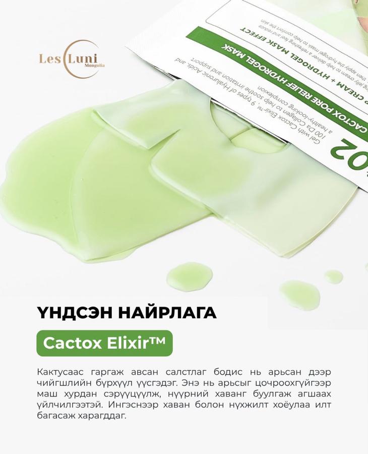 Dr.Melaxin Cactox De-Puffing Pore-Tox Hydrogel Mask