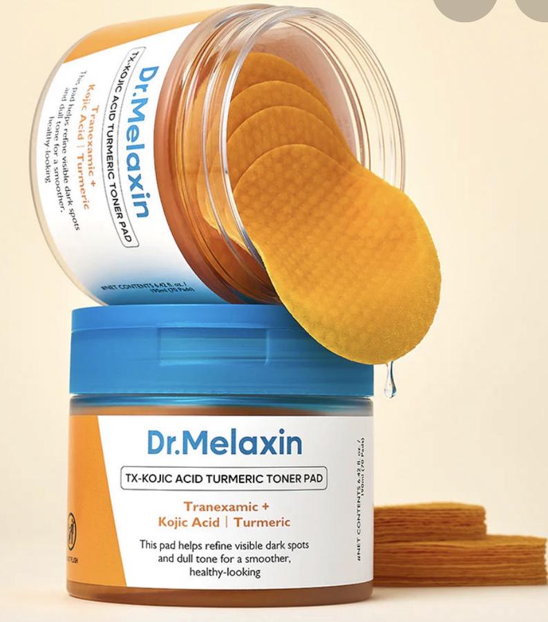Dr.Melaxin TX kojic acid turmeric toner pad 