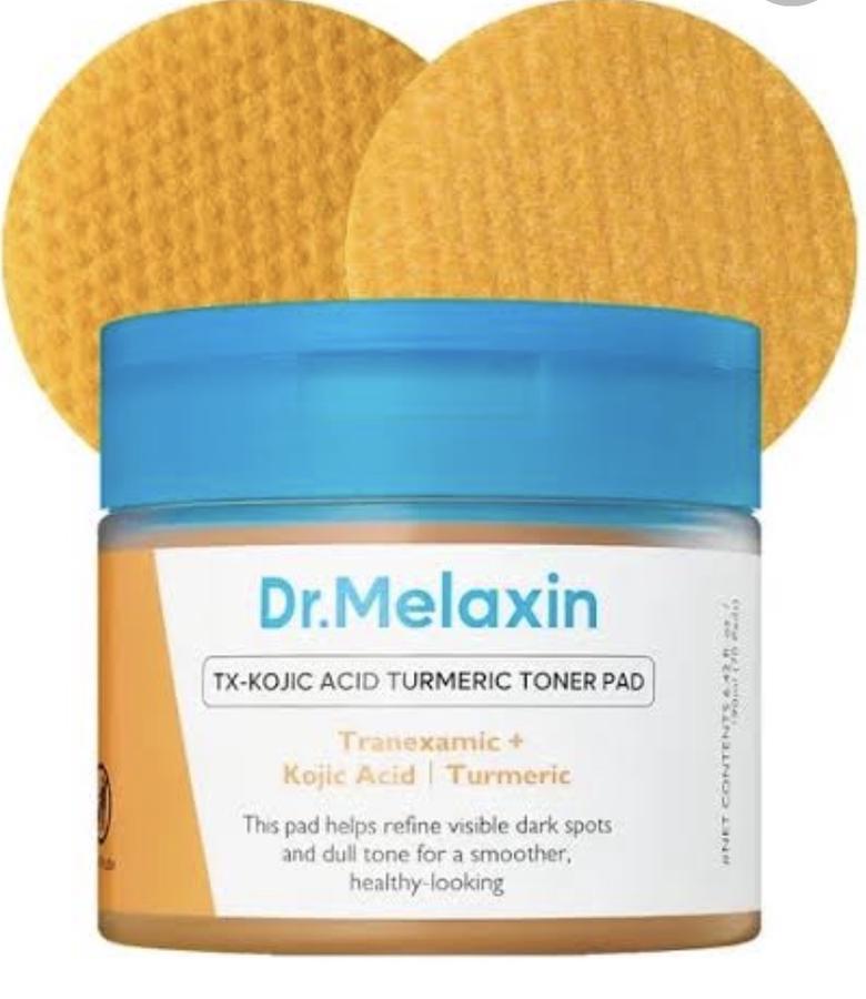 Dr.Melaxin TX kojic acid turmeric toner pad 
