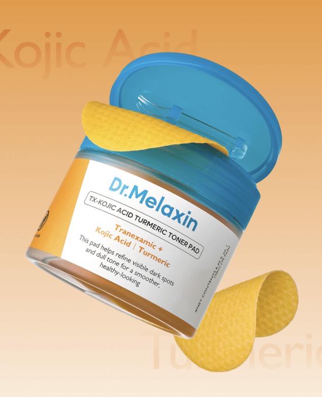 Dr.Melaxin TX kojic acid turmeric toner pad 